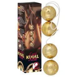 Gouden Lust Ballen Van You2Toys. Gecoat Met 24 Karaat Goud