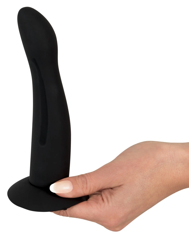 Zwarte Siliconen Dildo Met Zuignap Van Black Velvets - Afbeelding 6