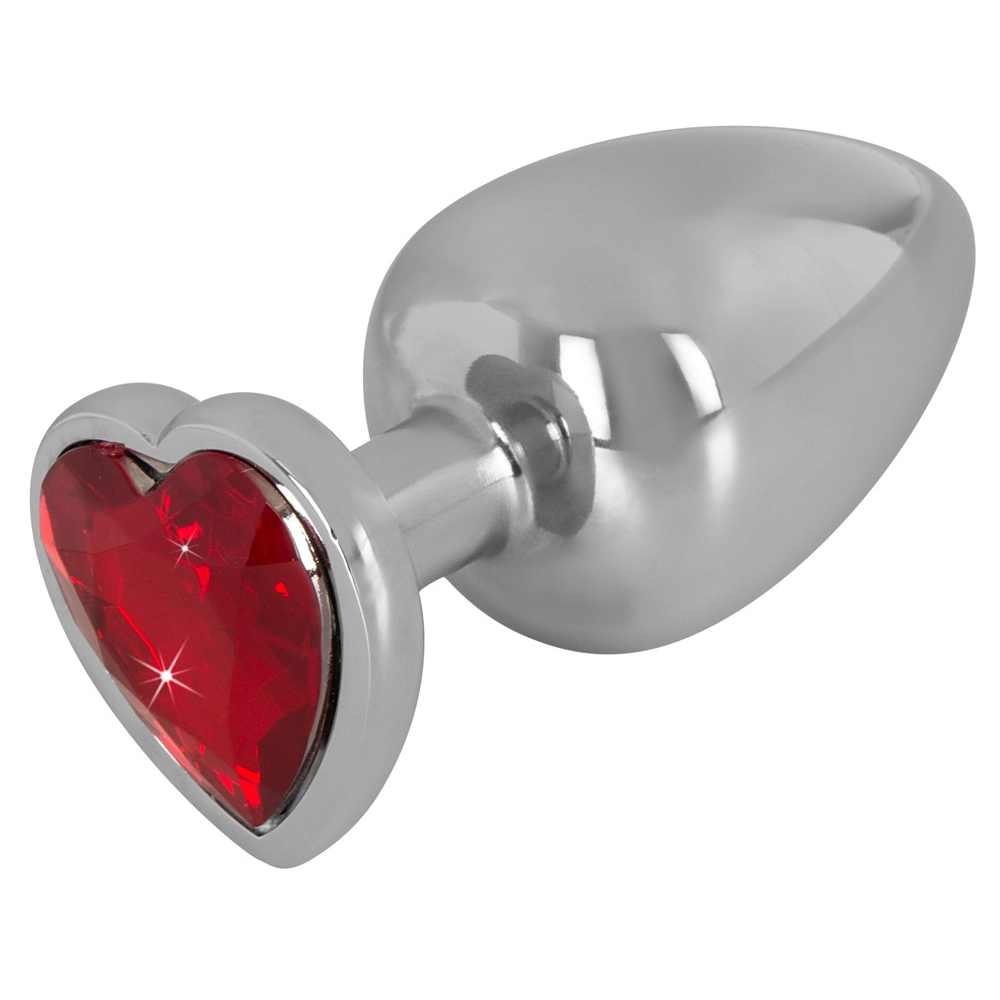 Aluminium Butt Plug Met Hart Juweel Van You2Toys