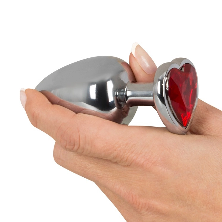 Aluminium Butt Plug Met Hart Juweel Van You2Toys - Afbeelding 4