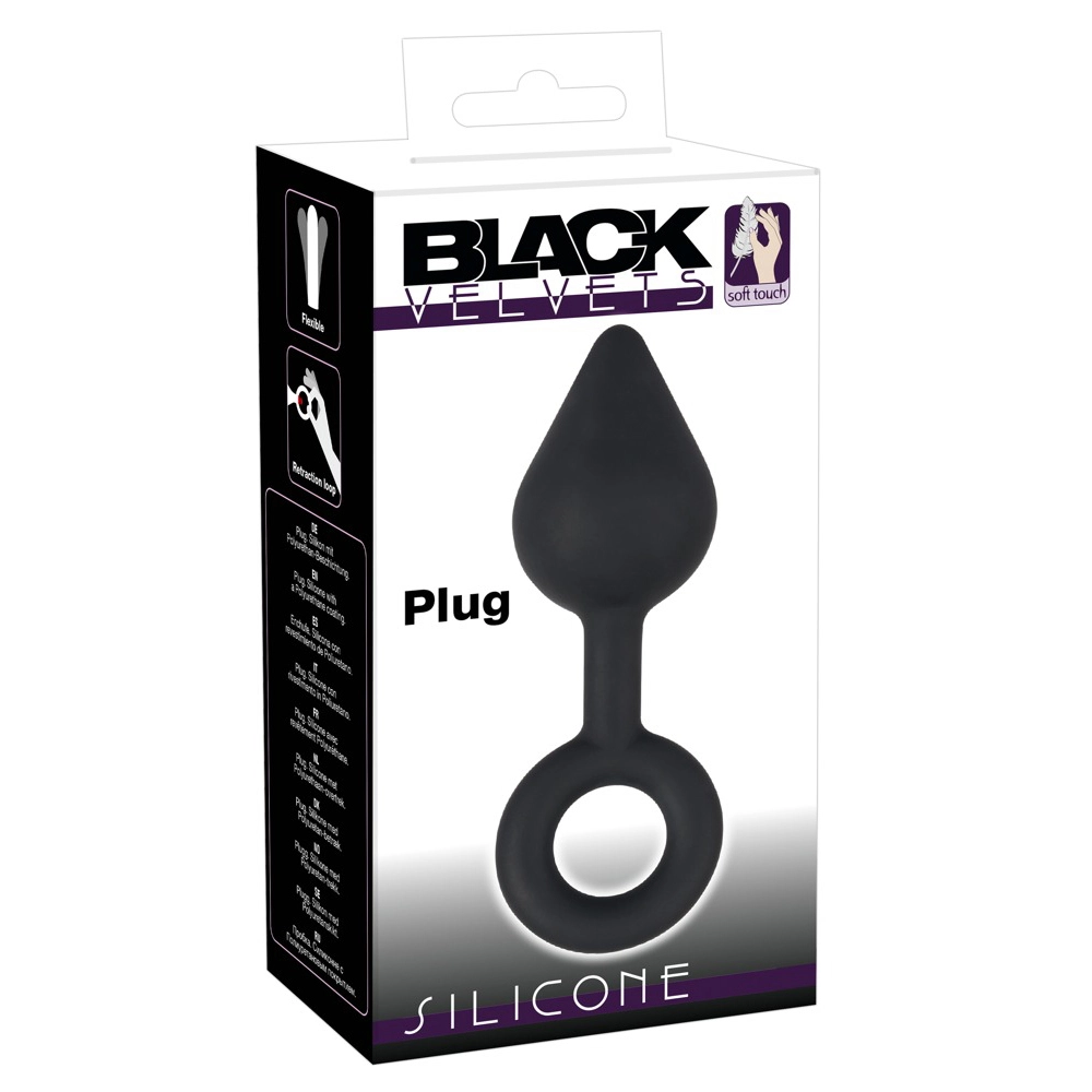 Siliconen Anaal Plug Van Black Velvets - Afbeelding 6