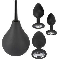 4-piece Anal Erotic Anal Kit By Black Velvets