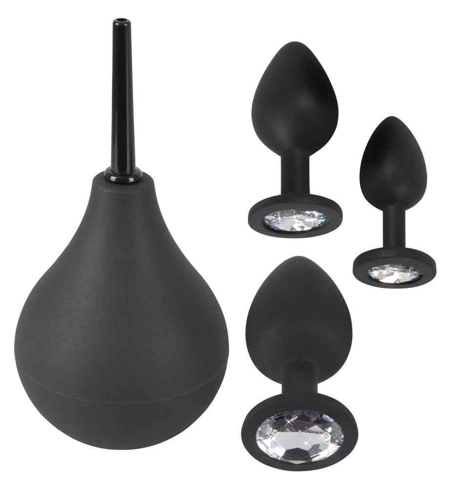 4-piece Anal Erotic Anal Kit By Black Velvets
