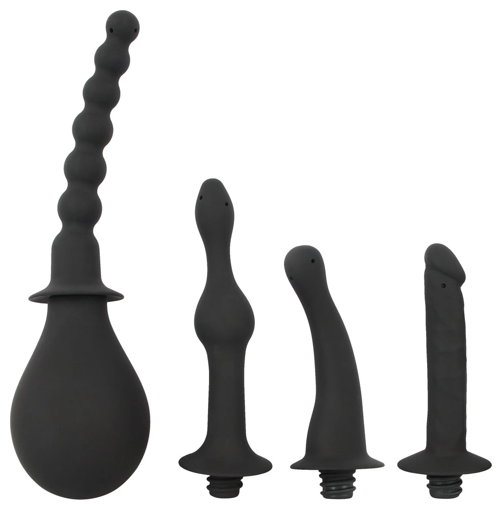Silicone Douche With 4 Attachments By Black Velvets - Afbeelding 12