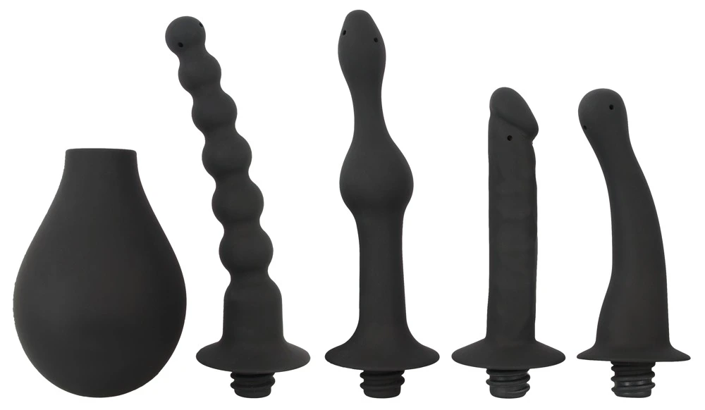 Silicone Douche With 4 Attachments By Black Velvets - Afbeelding 11