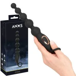 Anal Beads Met Vibratie Met 7 Vibratiestanden Van ANOS