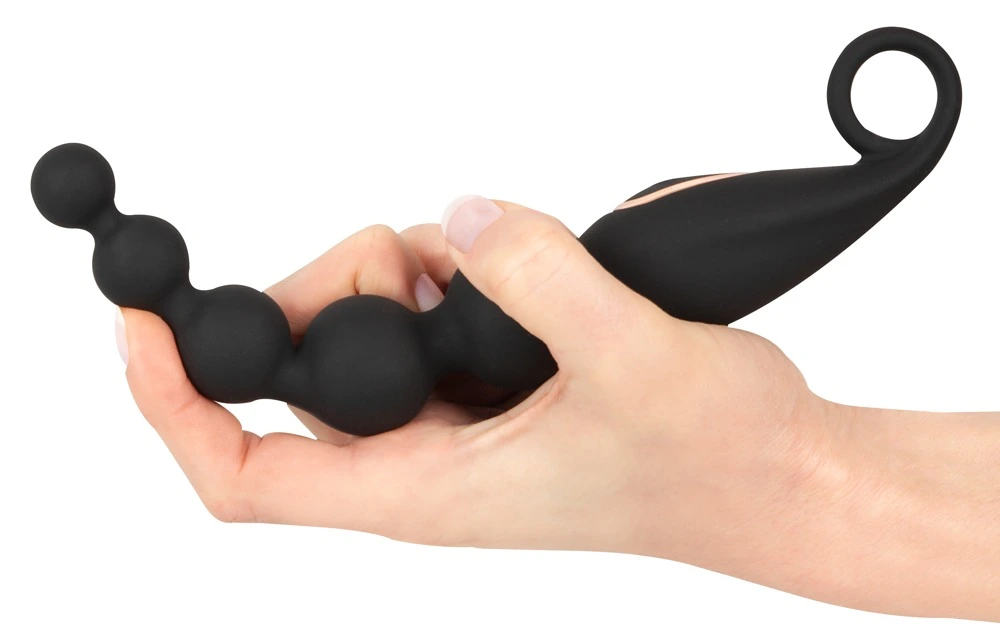 Anal Beads Met Vibratie Met 7 Vibratiestanden Van ANOS - Afbeelding 2