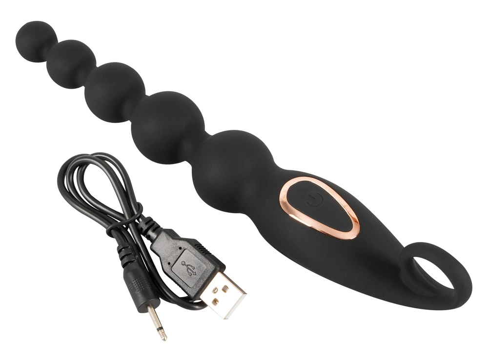 Anal Beads Met Vibratie Met 7 Vibratiestanden Van ANOS - Afbeelding 3