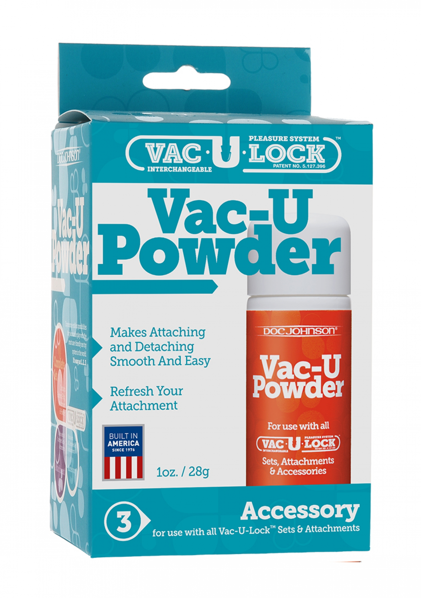 Kink Vac-U-Lock By Doc Johnson Bij Mince.NL Vac-U-Powder Van Doc Johnson - Afbeelding 2