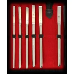 Kink Industries 6 Pieces Flat Ended Stainless Steel Sounding Kit Set 6-11 Mm