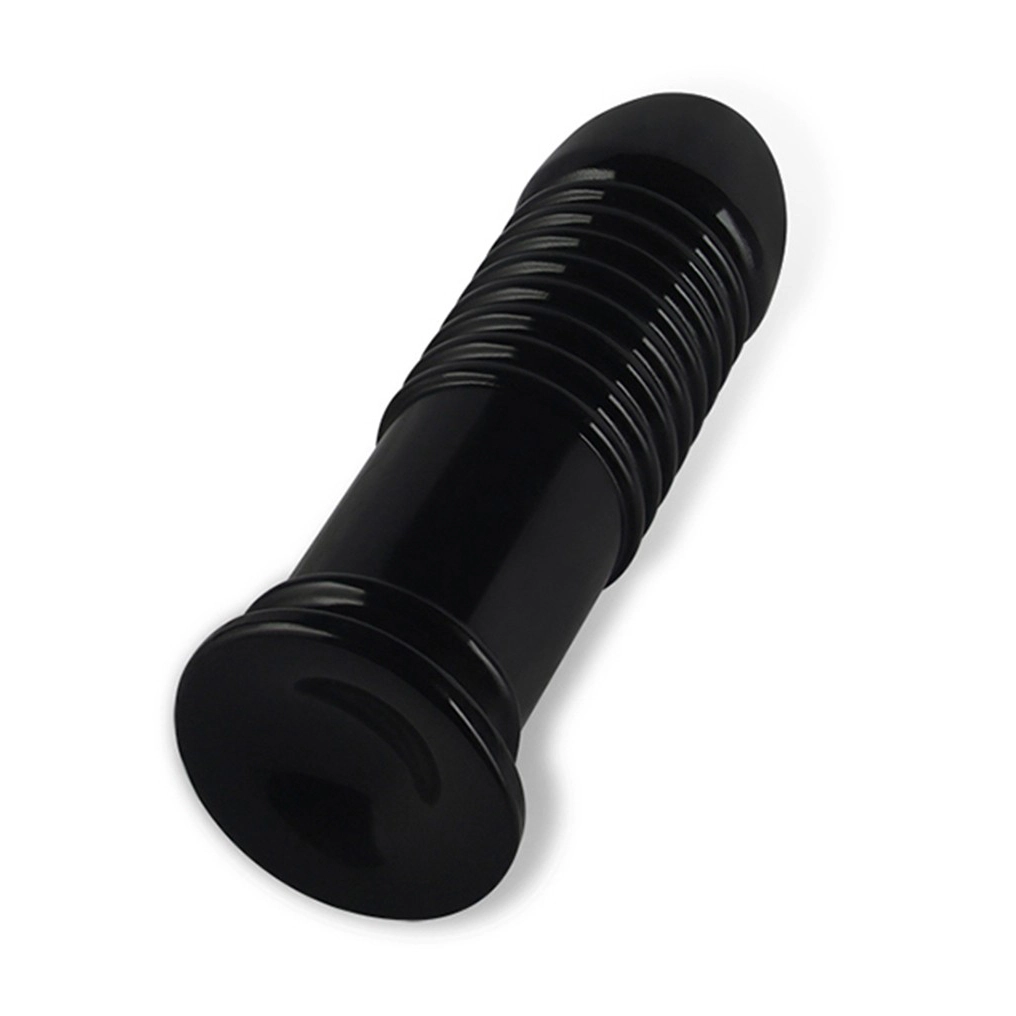 Rimba Black King-size Ribbed Dildo 22.5cm - Afbeelding 2