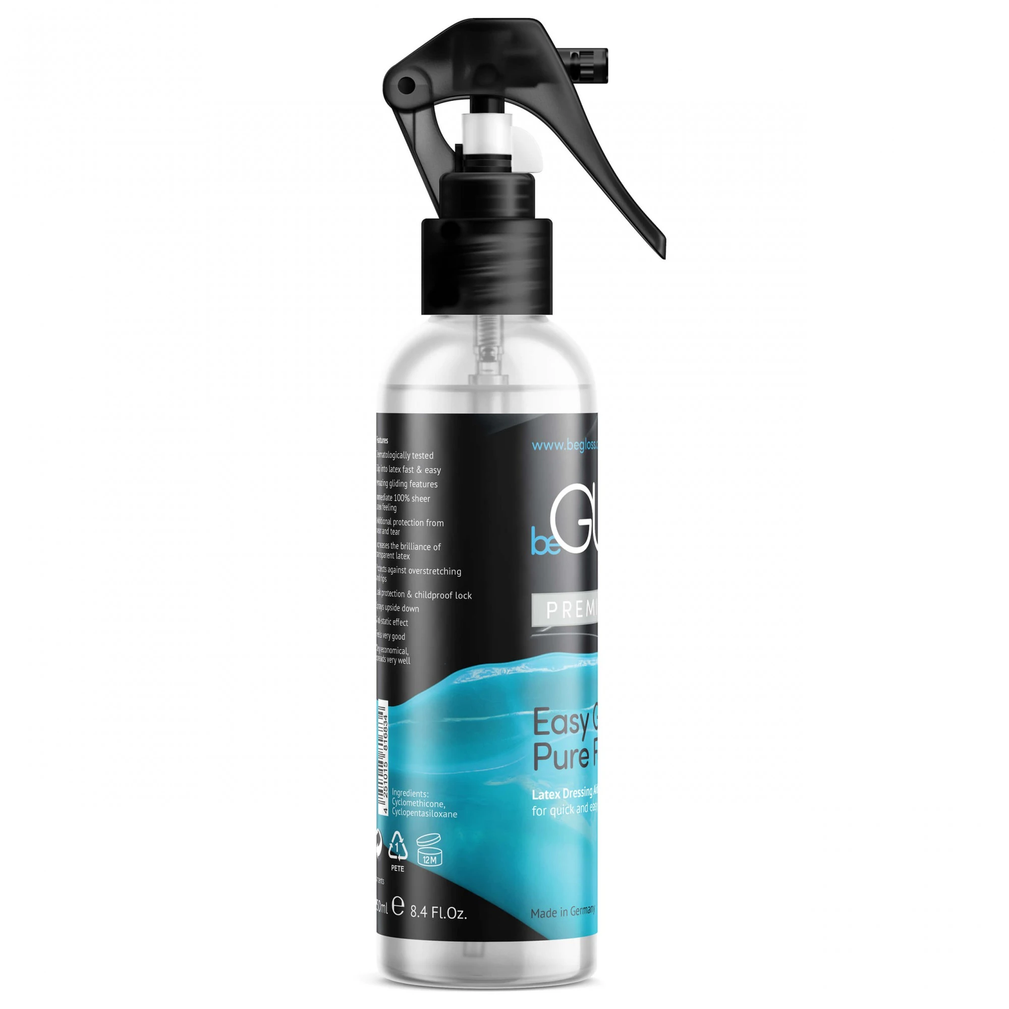 BeGLOSS - De CLEAN & CARE Experts ! BeGLOSS Easy Glide Premium Pomp Spray 250ml - Afbeelding 2