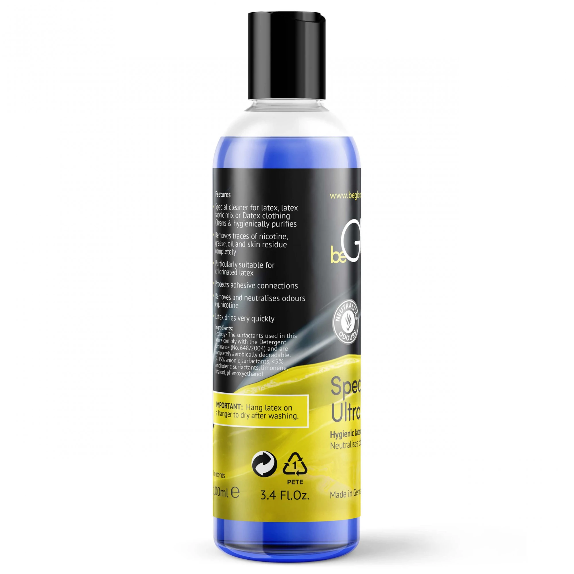 BeGLOSS - De CLEAN & CARE Experts ! BeGLOSS Speciale Was LATEX