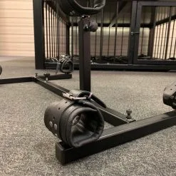 Mince.NL BDSM Meubels Steel Doggy Bench 'Easy Lock'