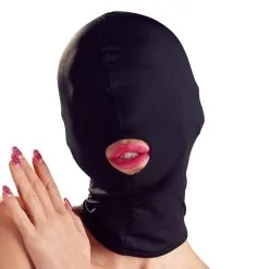 Spandex Head Mask With A Hole For The Mouth By Bad Kitty