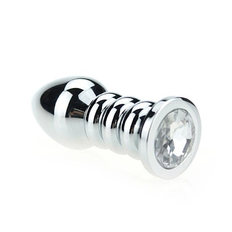 Kiotos Steel Geribbelde Buttplug Clear By Kiotos - Afbeelding 2