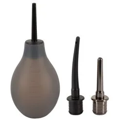 Rebel Men's Gear Anal Douche With 3 Attachments By Rebel