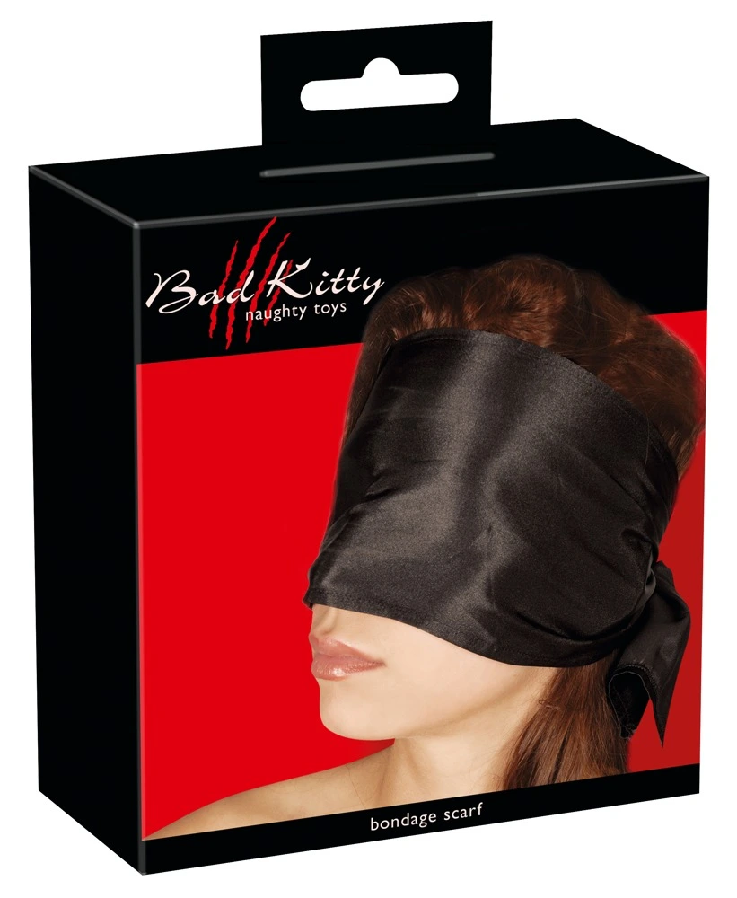 Zwarte Bondage Sjaal Van Bad Kitty - Afbeelding 2