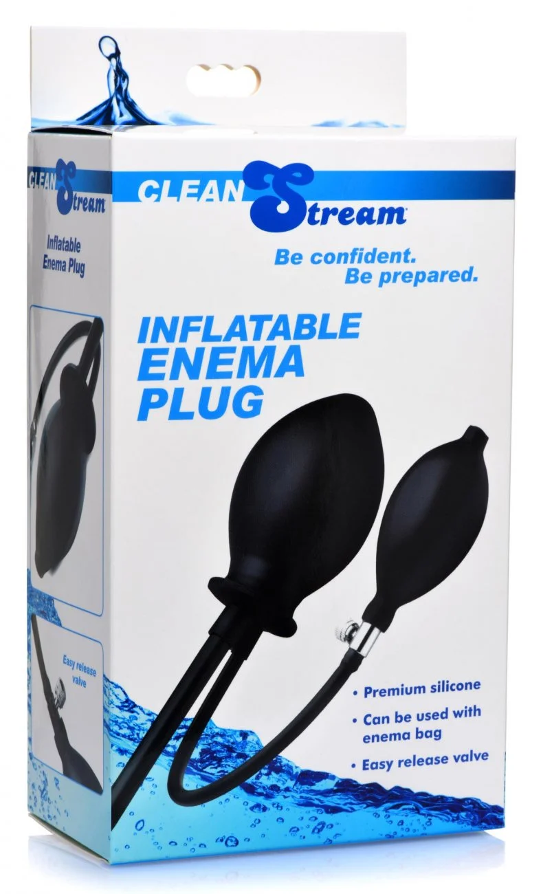 CleanStream - Inflatable Enema Plug Black - Afbeelding 5