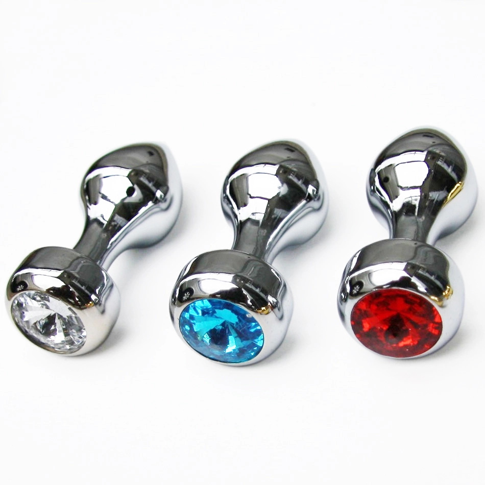 MAE-Toys Aluminum Juweel Anaal Plug Zilver