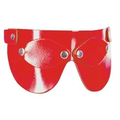 Rood Lederen Oogmasker Van Ledapol 405