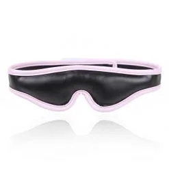 Zwart/Roze Imitatielederen Blinddoek Van MAE-Toys