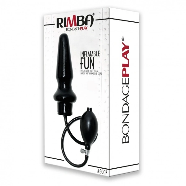 Opblaasbare Butt Plug Large Met Massieve Kern Van Rimba #8007 - Afbeelding 2