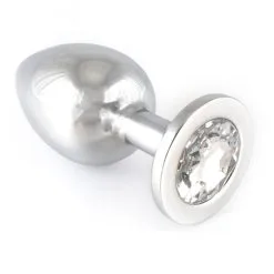 Buttplug X-Large (Ø 4 Cm) Met Heldere Kristal By Rimba
