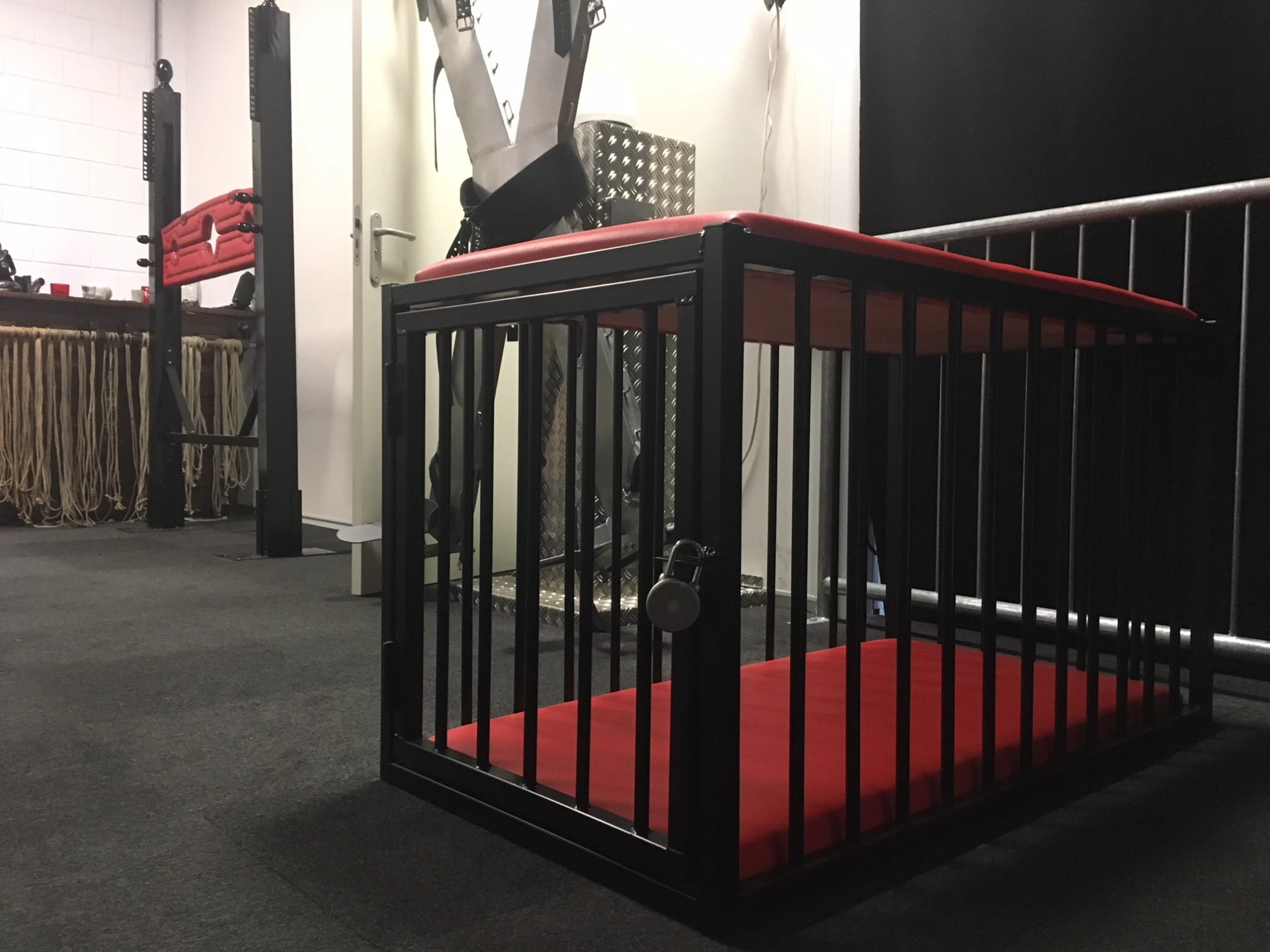 Mince.NL BDSM Meubels Demontabele Stalen Slaven Bondage Kooi - Afbeelding 3