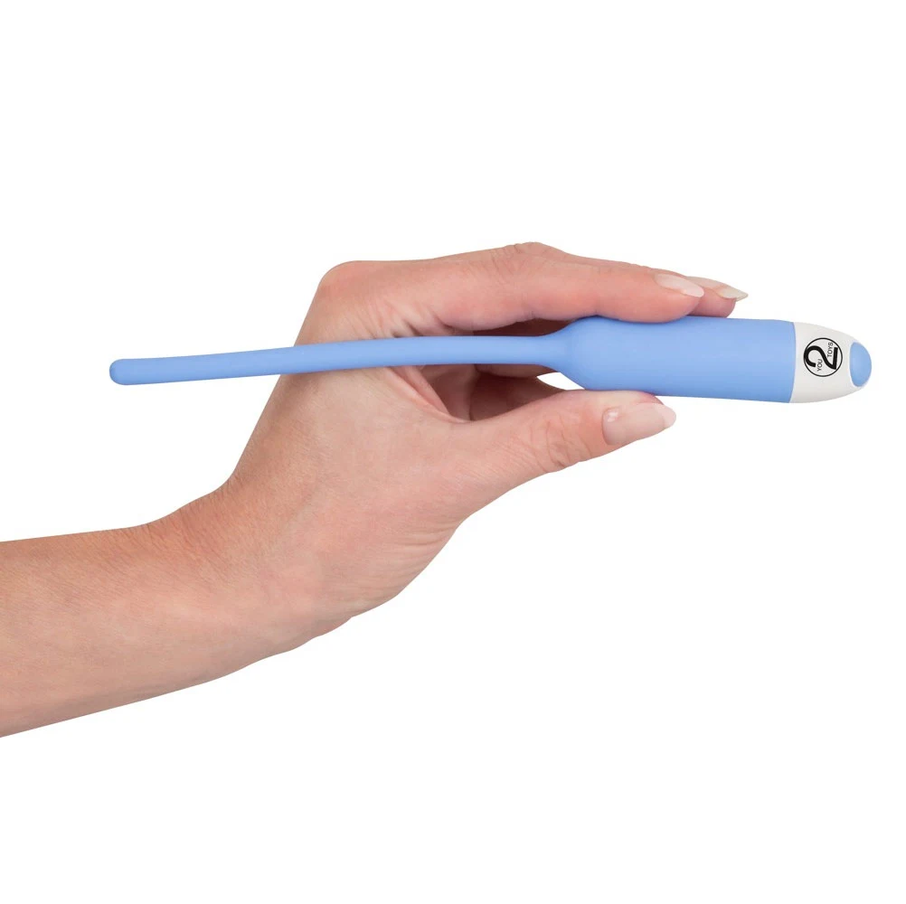 Vibrerende Siliconen Dilatator - Blauw Van You2Toys